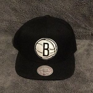 Brooklyn nets Mitchell and Ness Snapback